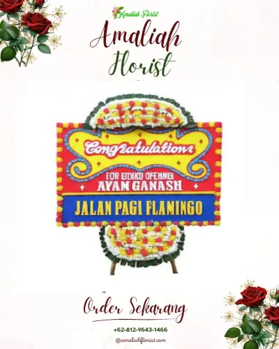 Bunga Papan Congratulation di Jumbleng